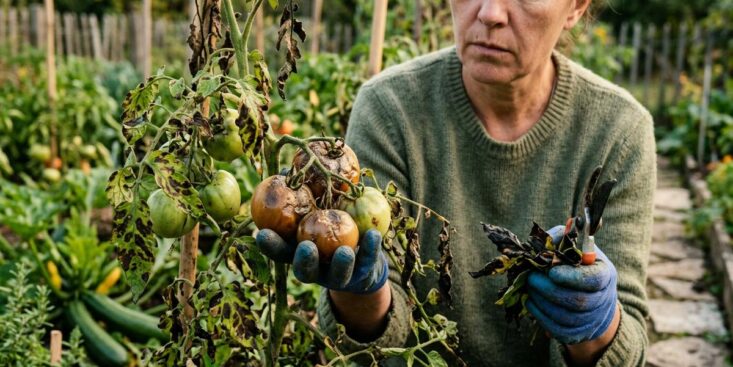 Soonnight - J'ai laissé mes tomates rougir sur pied fin septembre et trois nuits humides ont tout détruit en cinq jours