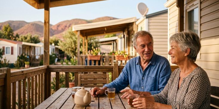 Soonnight - Ils investissent 45 000€ dans un mobil-home près d'Agadir et passent six mois par an au soleil du Maroc