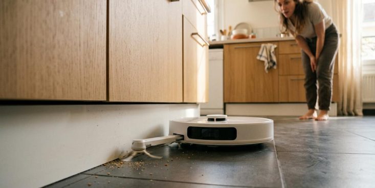 Soonnight - Ce robot Dreame aspire et lave jusqu'aux recoins de la cuisine avec ses bras qui s'étendent à 18 cm