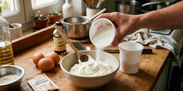 Soonnight - Du yaourt grec dans votre gâteau au yaourt : la mie devient plus moelleuse et plus riche