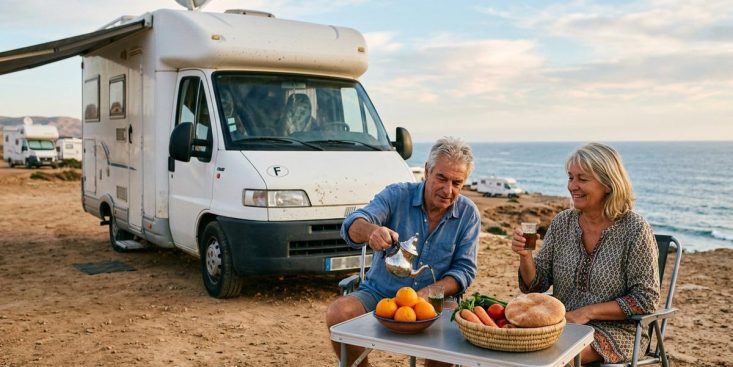 Soonnight - Retraités avec 2 500 euros pour deux, ils passent trois mois par an au Maroc en camping-car